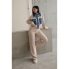 Bej Denim Garnili Gömlek Ve Pantolon Takım 153820 Bej Denim Garnili Gömlek Ve Pantolon Takım 153820