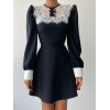 Parma Uzun Kollu Mini Boy Elbise - 147062