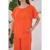 Oranj T-Shirt Ve Pantolon Takım 150825 Oranj T-Shirt Ve Pantolon Takım 150825