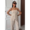 Straplez Büstiyerli Plazzo Pantolonlu Çizgili Takım 10151 159269 Straplez Büstiyerli Plazzo Pantolonlu Çizgili Takım 10151 159269