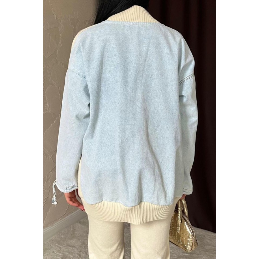 Mavi Garnili Kot Hırka 148296 Mavi Garnili Kot Hırka 148296
