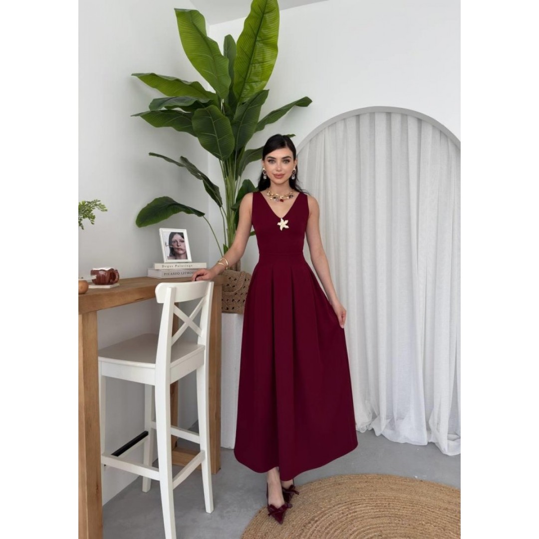 Late Yıldız Detaylı Elbise - 152383