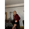 PAYET CROP CEKET DÜĞME DETAYLI - Bordo 150995 PAYET CROP CEKET DÜĞME DETAYLI - Bordo 150995