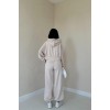 Bej Kapüşonlu Sweatshirt Ve Kargo Pantolon Takım 153687 Bej Kapüşonlu Sweatshirt Ve Kargo Pantolon Takım 153687