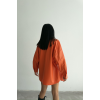 DÜĞMELİ DERİ GÖMLEK BOYFRİEND - Turuncu - 153265 DÜĞMELİ DERİ GÖMLEK BOYFRİEND - Turuncu - 153265