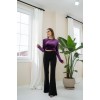 Mor Kadife Bluz 149877