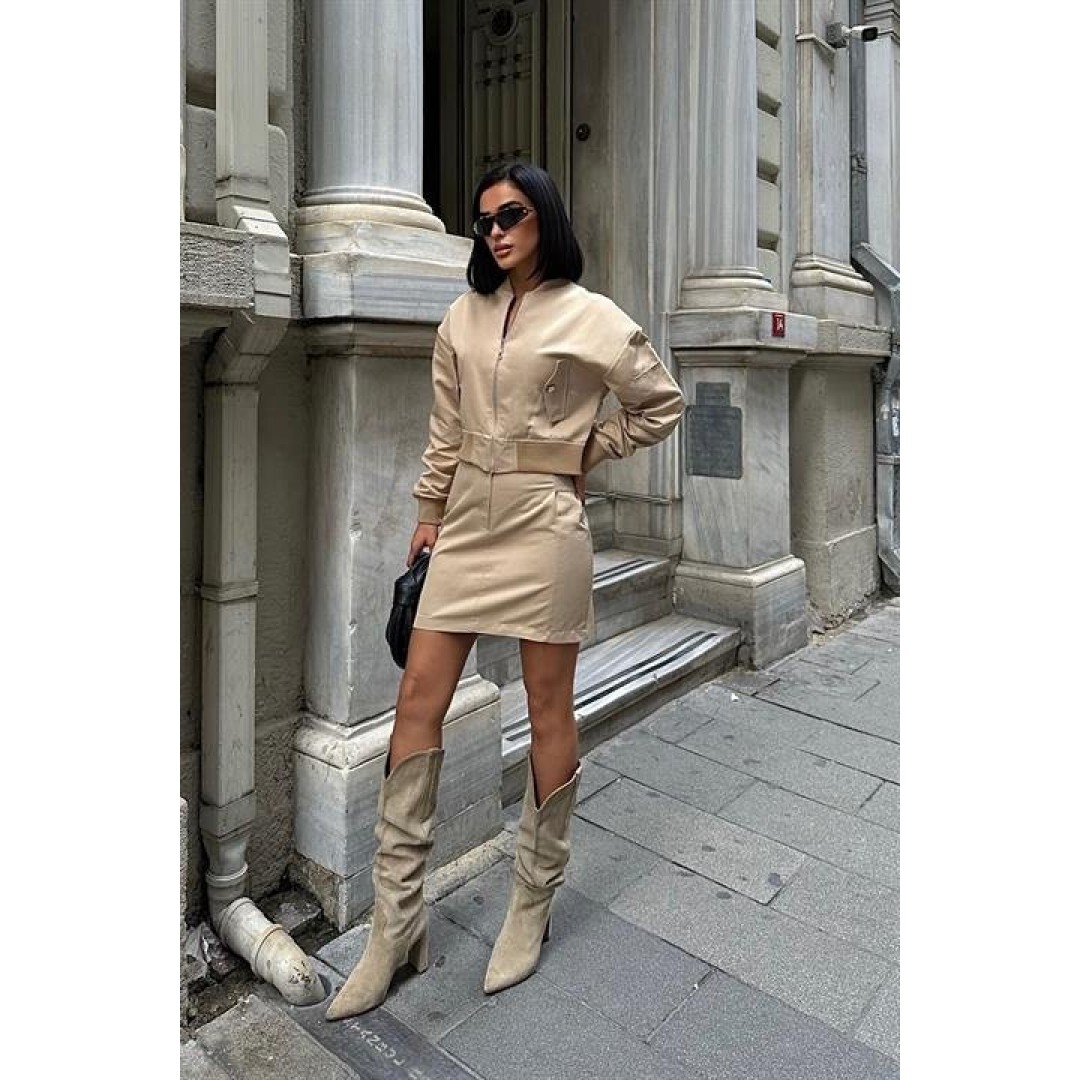 Brooke Ribanalı Mini Etek Takım 9941 155000 Brooke Ribanalı Mini Etek Takım 9941 155000