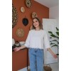 Beyaz Püskül Detaylı Bluz - 149729 Beyaz Püskül Detaylı Bluz - 149729