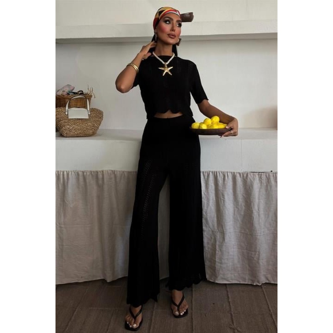 Triko Bluz Pantolon İkili Takım 10084-025 159442