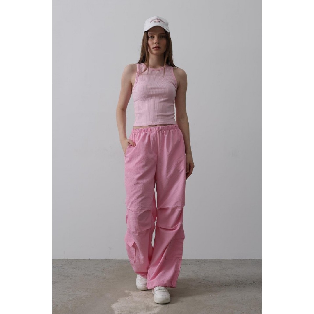 Paraşüt Cargo Pantolon - Pembe 152843 Paraşüt Cargo Pantolon - Pembe 152843