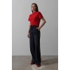 Beli Lastikli Bol Paça Pantolon - Lacivert 156825 Beli Lastikli Bol Paça Pantolon - Lacivert 156825