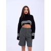 43241 TRİKO ÇİZGİLİ BALIKÇI CROP-SİYAH-EKRU 143976 43241 TRİKO ÇİZGİLİ BALIKÇI CROP-SİYAH-EKRU 143976