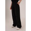 Cepli Düğmeli Bluz Ve Diz Detaylı Pantolon Siyah İkili Takım 149617 Cepli Düğmeli Bluz Ve Diz Detaylı Pantolon Siyah İkili Takım 149617