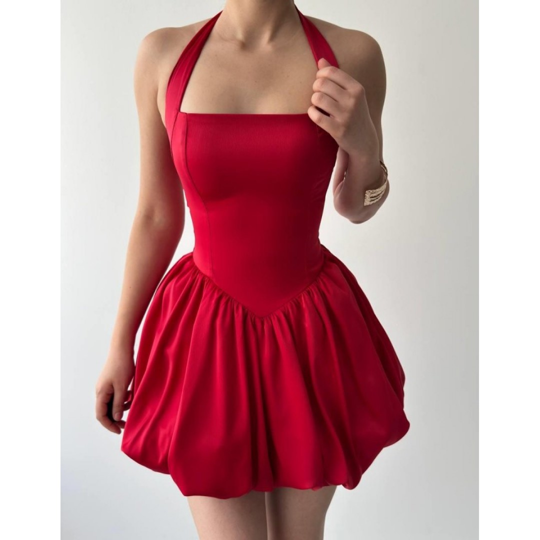 Slim Mini Elbise 159052