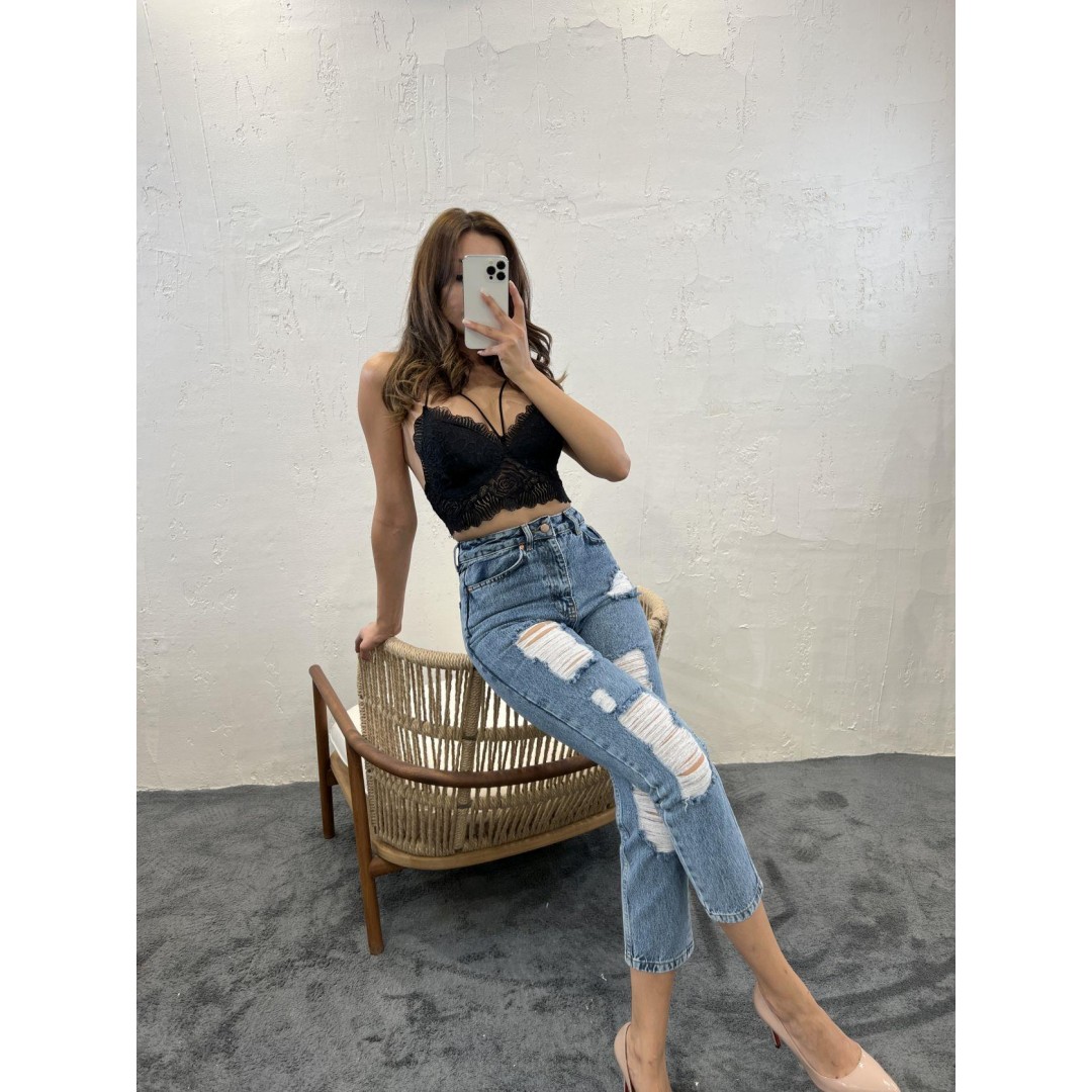 5998 KOT PANTOLON-MAVİ - 142739 5998 KOT PANTOLON-MAVİ - 142739