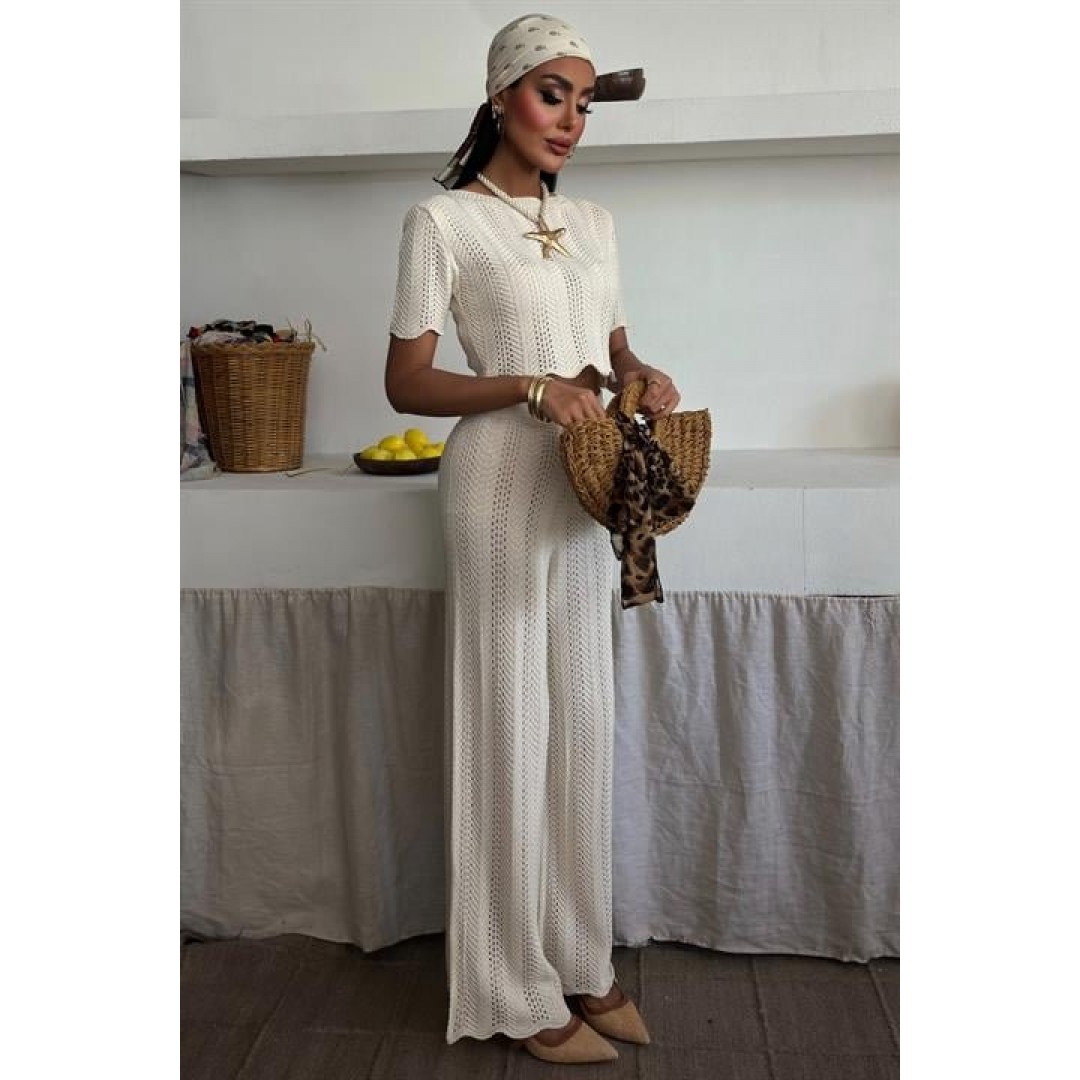 Triko Bluz Pantolon İkili Takım 10084-025 - 159440 Triko Bluz Pantolon İkili Takım 10084-025 - 159440