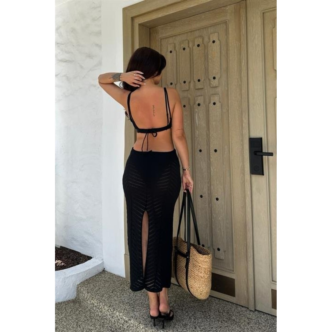 Kerry Sırt Dekolteli Cut Out Elbise 2776 155495 Kerry Sırt Dekolteli Cut Out Elbise 2776 155495