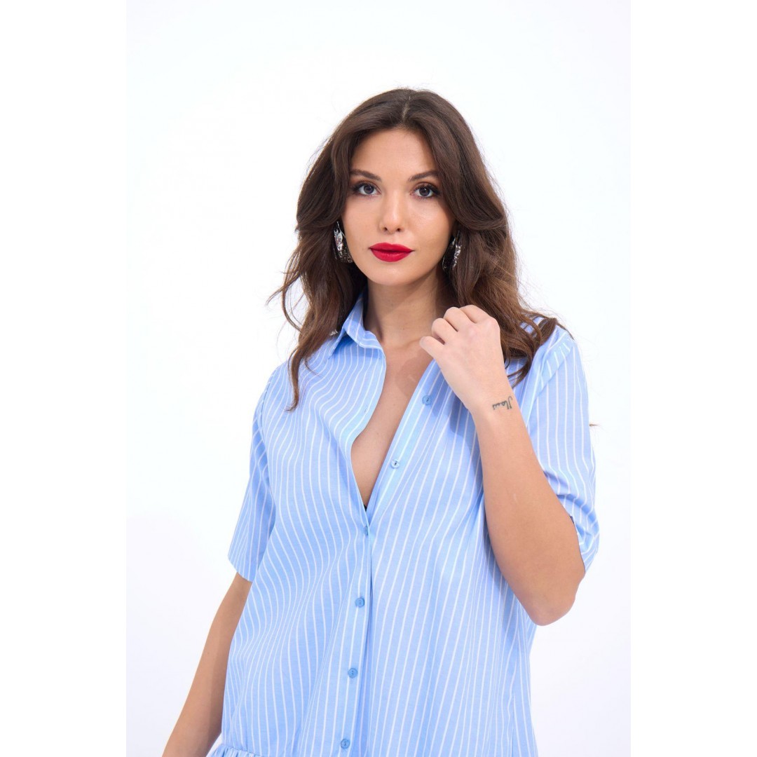 6934 ELBİSE-DENVER ÇİZGİLİ - 143738 6934 ELBİSE-DENVER ÇİZGİLİ - 143738