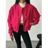 BOMBER MONT CYRUS KUMAŞ - Fuşya 152754 BOMBER MONT CYRUS KUMAŞ - Fuşya 152754