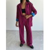 OTTOMAN ÇİZGİLİ CEKET-PANTOLON TK - Fuşya 150101 OTTOMAN ÇİZGİLİ CEKET-PANTOLON TK - Fuşya 150101