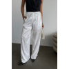 JAKAR SATEN PANTOLON - Beyaz 153806 JAKAR SATEN PANTOLON - Beyaz 153806