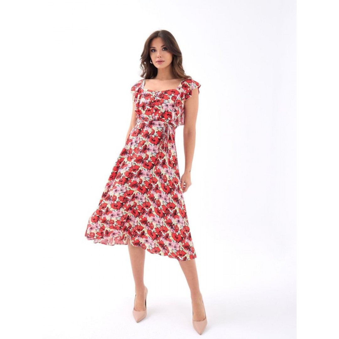 5370 ELBİSE-KIRMIZI 154670