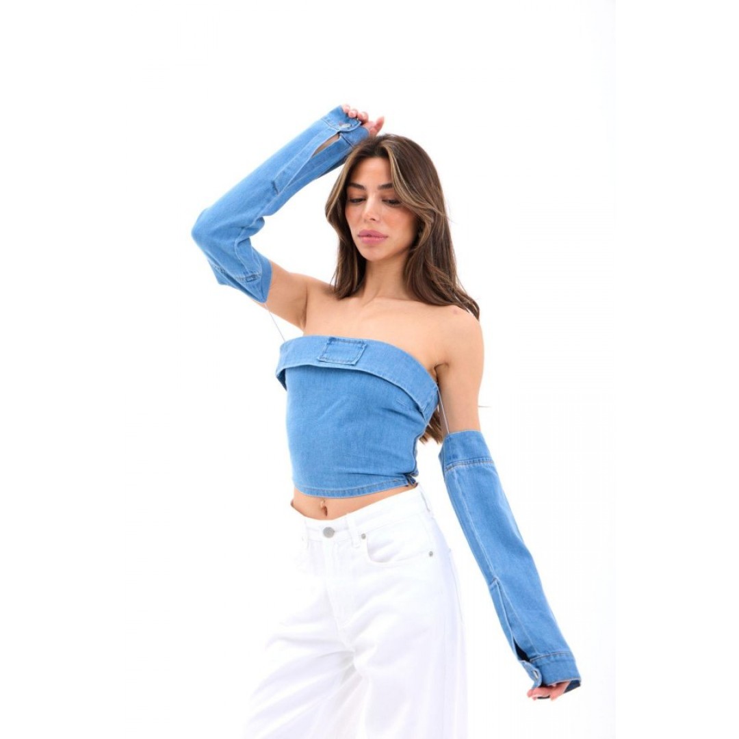 7358 KOT BLUZ-MAVİ - 162624 7358 KOT BLUZ-MAVİ - 162624