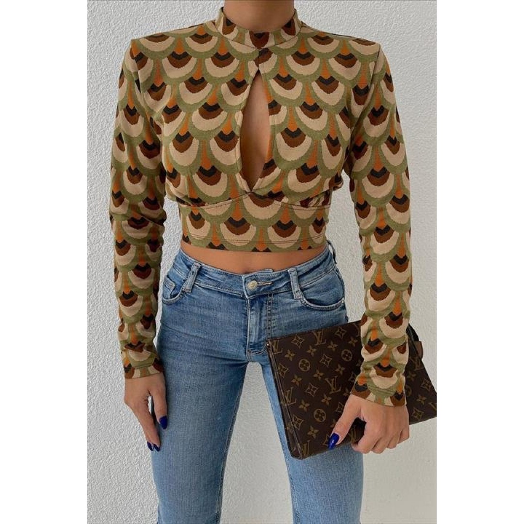 Autumn Cut Out Bluz 3018-08 - 155848 Autumn Cut Out Bluz 3018-08 - 155848