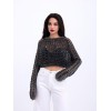 3958 TRİKO FİLE BOLERO-SİYAH - 143678