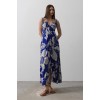 ASKILI VİSCON ELBİSE - Saks - 151380