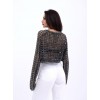 3958 TRİKO FİLE BOLERO-SİYAH - 143678