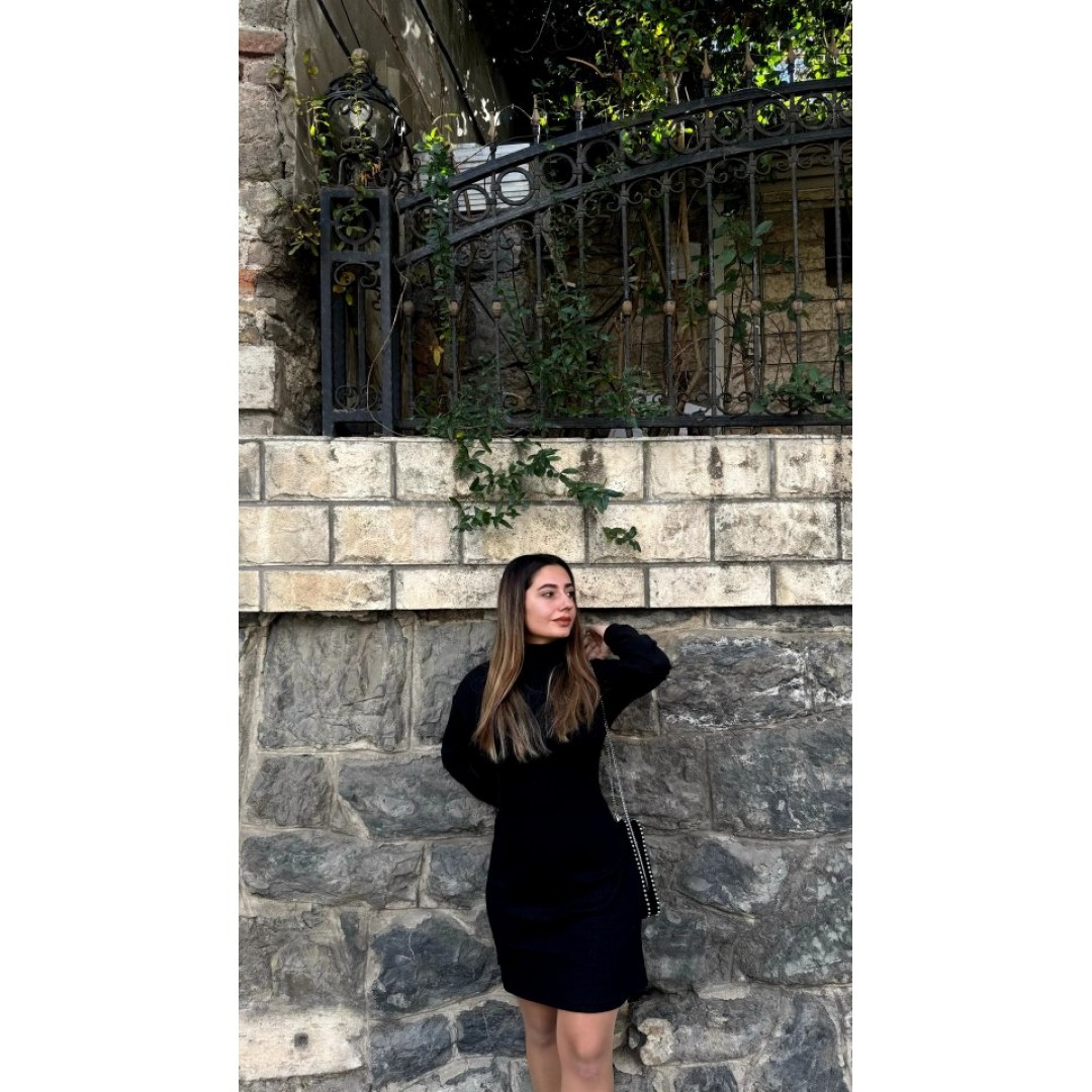Kadın Uzun Kollu Balıkçı Yaka Kısa şardonlu Kaşkorse Elbise - 134704 Kadın Uzun Kollu Balıkçı Yaka Kısa şardonlu Kaşkorse Elbise - 134704
