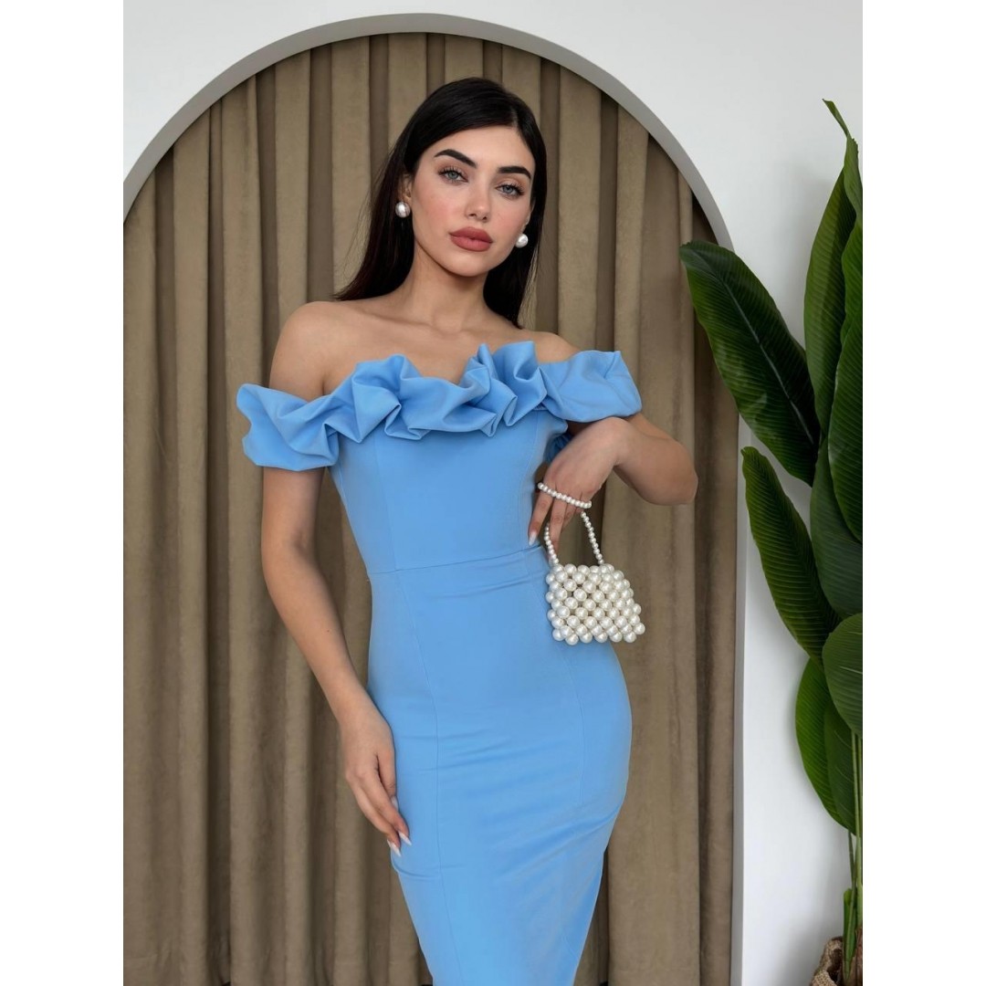Popi Madonna Yaka Kalem Elbise - 147484 Popi Madonna Yaka Kalem Elbise - 147484
