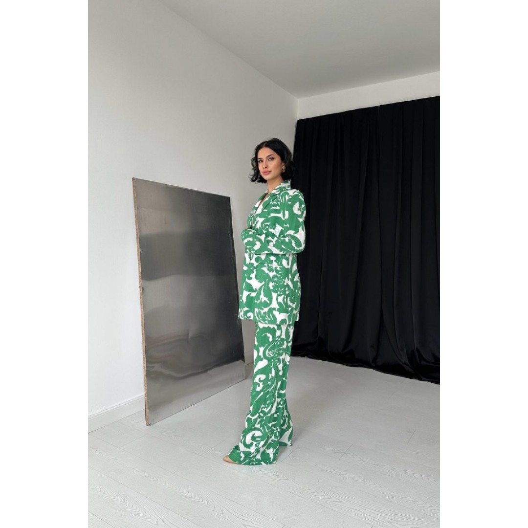 Yeşil Ceket Ve Pantolon Takım 150798