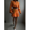 Pileli Etek Crop Ceket Takım 154122 Pileli Etek Crop Ceket Takım 154122