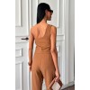 Tek Omuz Büstiyer Plazzo Pantolon Viscon Takım 10159 159275 Tek Omuz Büstiyer Plazzo Pantolon Viscon Takım 10159 159275