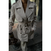 TRENCH KISA ŞANEL BOY - Taş - 151171