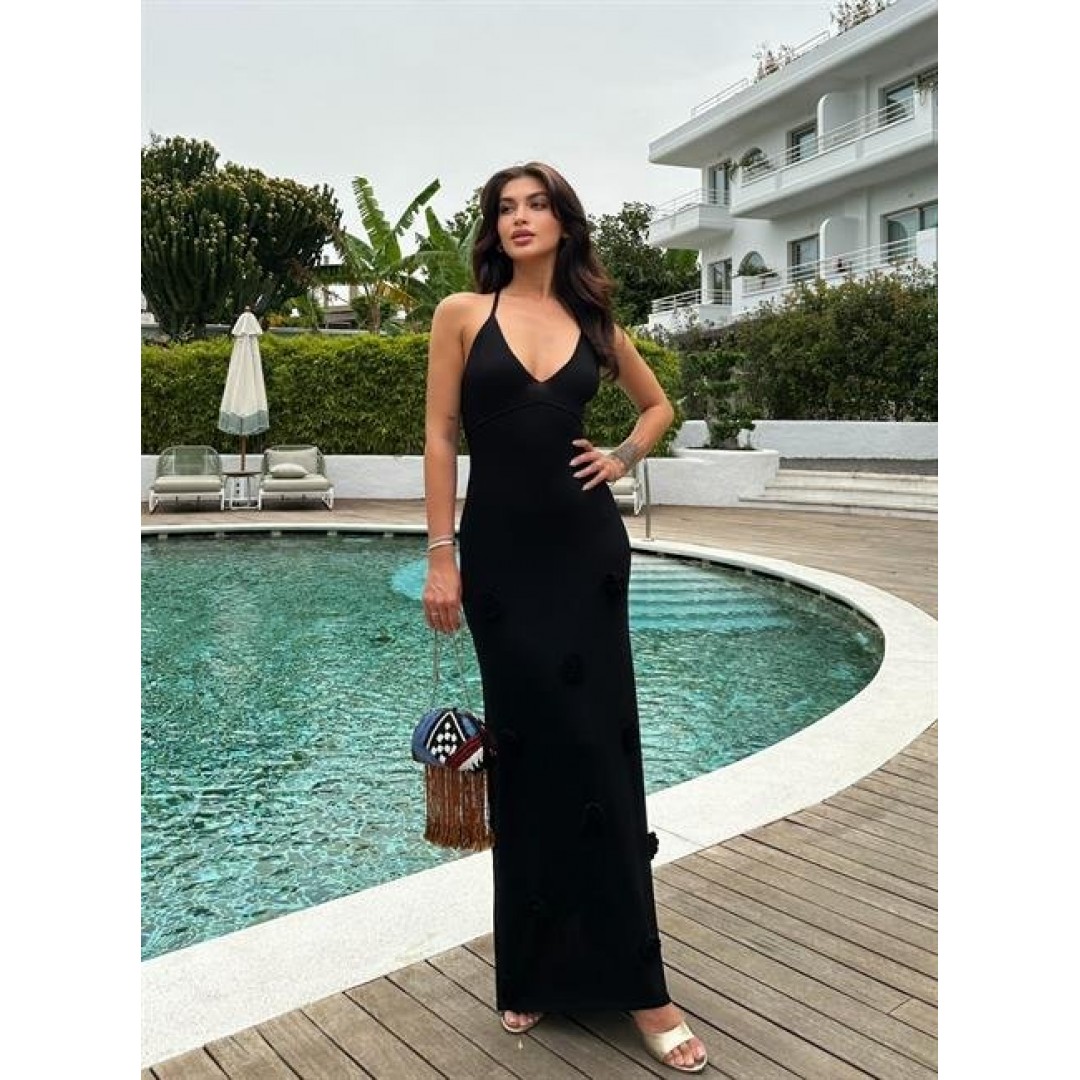 Eugenia Çiçek Nakışlı Elbise 2775 155497 Eugenia Çiçek Nakışlı Elbise 2775 155497
