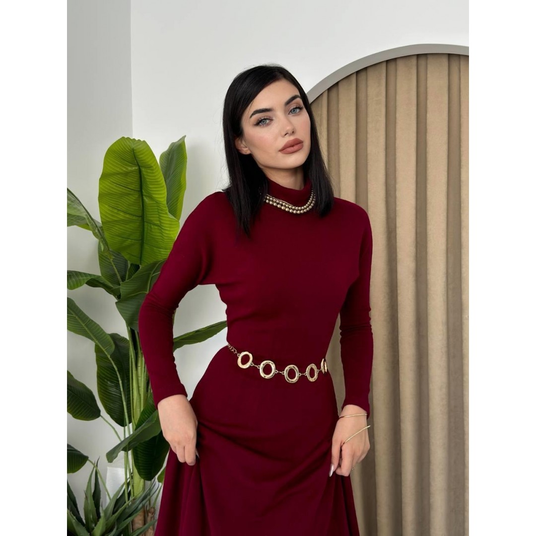 Dina Boğazlı Midi Elbise - 147224 Dina Boğazlı Midi Elbise - 147224
