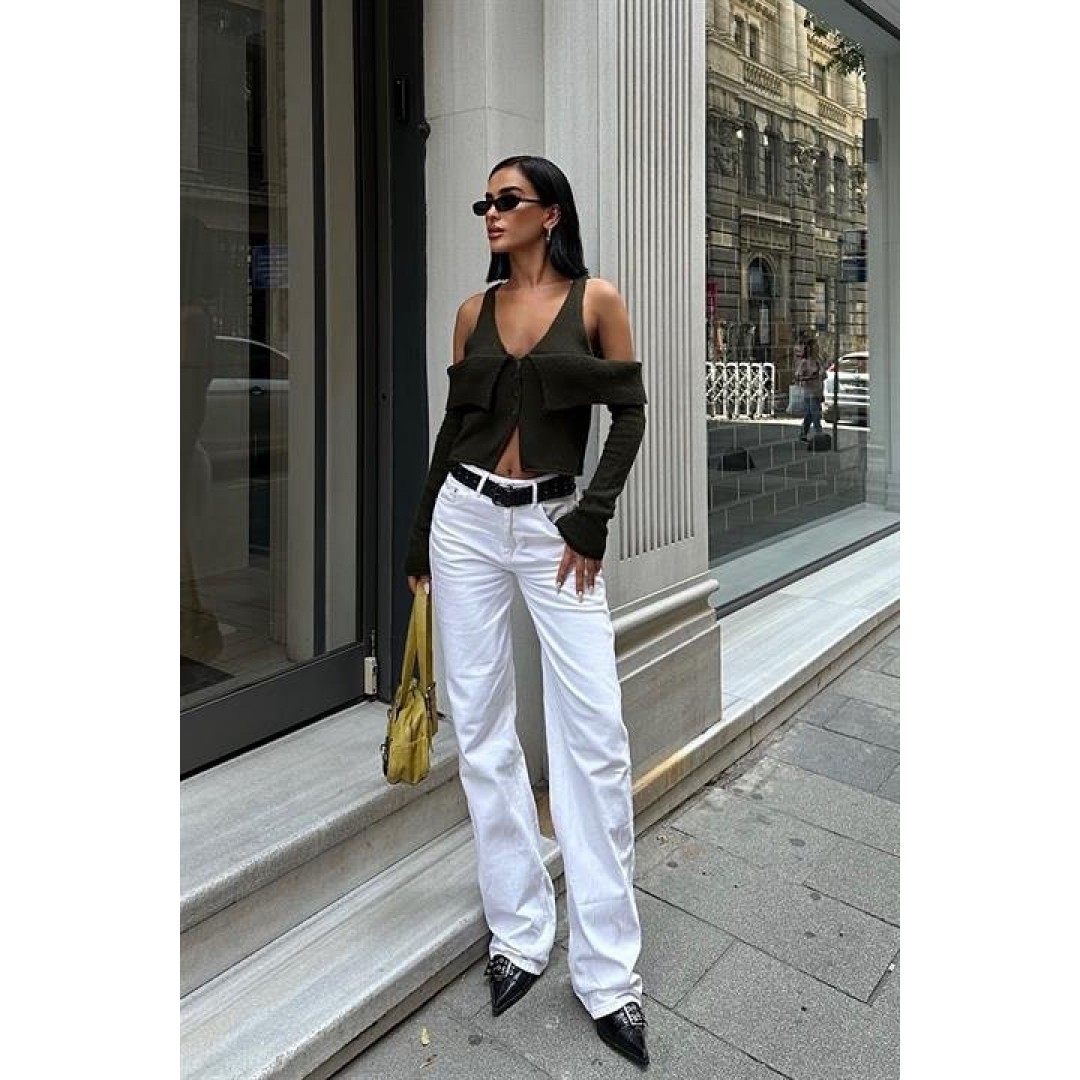 Cynthia Cut Out Triko Hırka 5116-23 155735 Cynthia Cut Out Triko Hırka 5116-23 155735