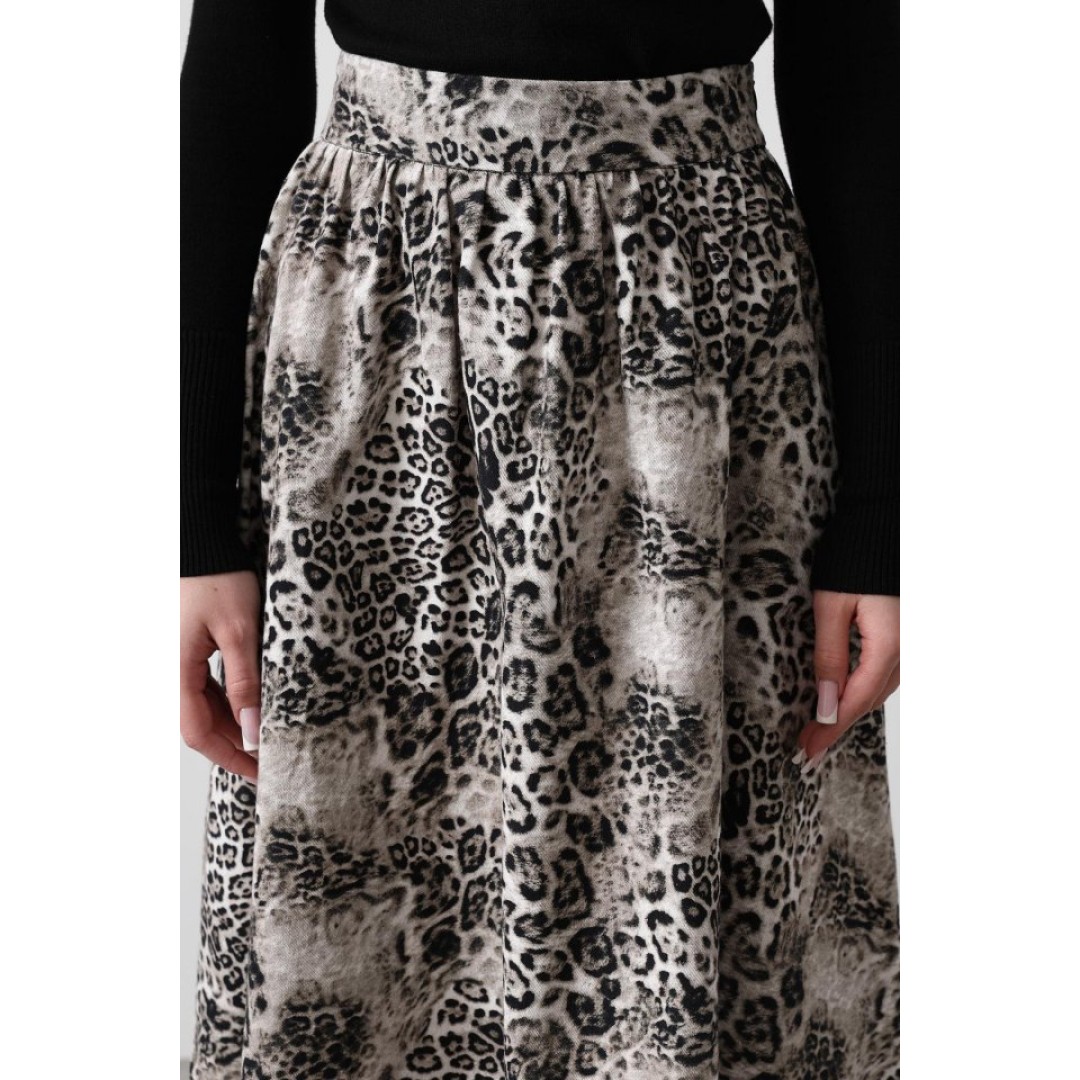 Kloş Leopar Desen Etek - Leopar 151562 Kloş Leopar Desen Etek - Leopar 151562
