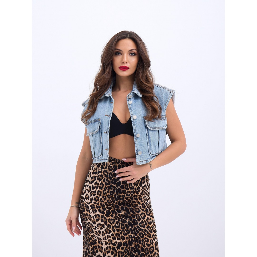 6870 KOT YELEK-MAVİ 143335