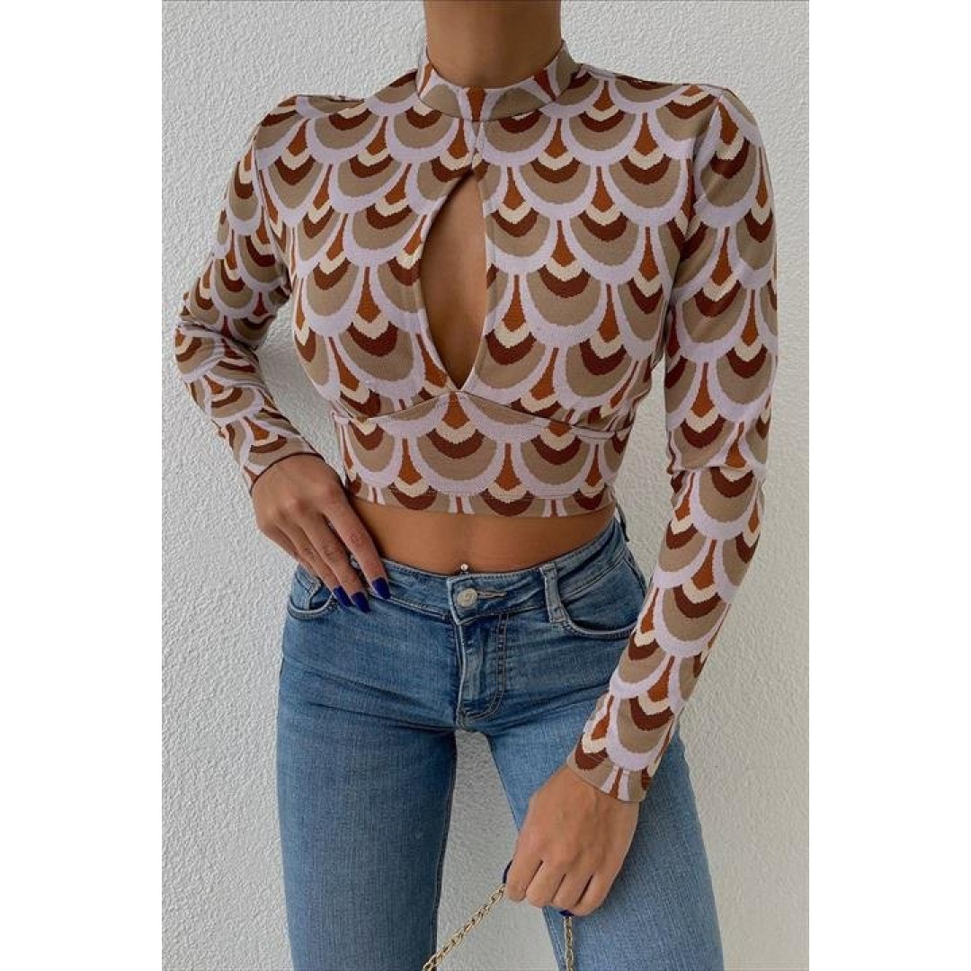Autumn Cut Out Bluz 3018-08 - 155847 Autumn Cut Out Bluz 3018-08 - 155847