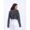 43191 TRİKO CROP KAZAK-SİYAH 143920 43191 TRİKO CROP KAZAK-SİYAH 143920