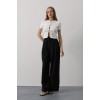 Pileli Bağcıklı Oversize Pantolon - Siyah 162832 Pileli Bağcıklı Oversize Pantolon - Siyah 162832