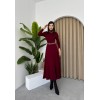 Dina Boğazlı Midi Elbise - 147224 Dina Boğazlı Midi Elbise - 147224