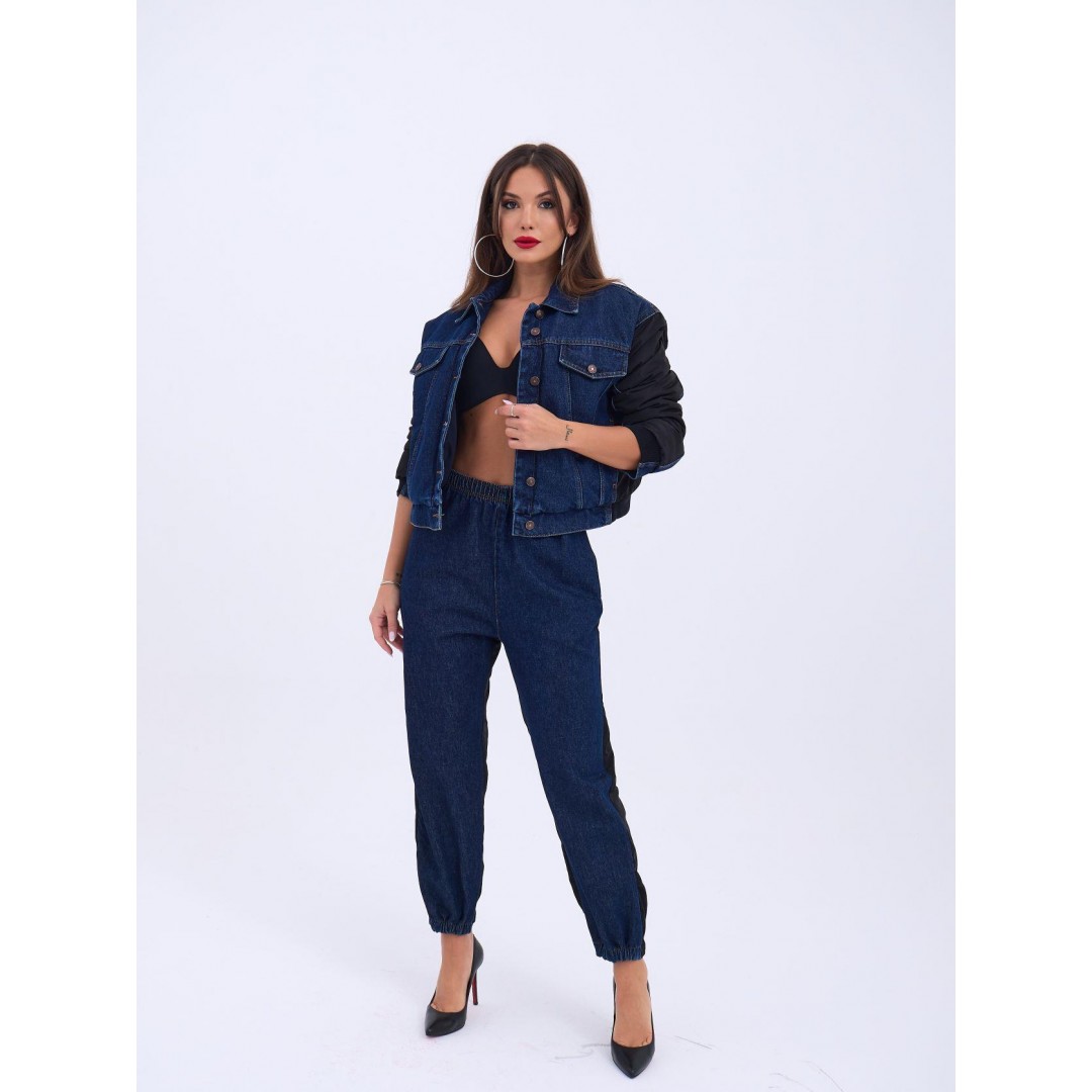 6627 KOT PANTOLON-MAVİ 143087