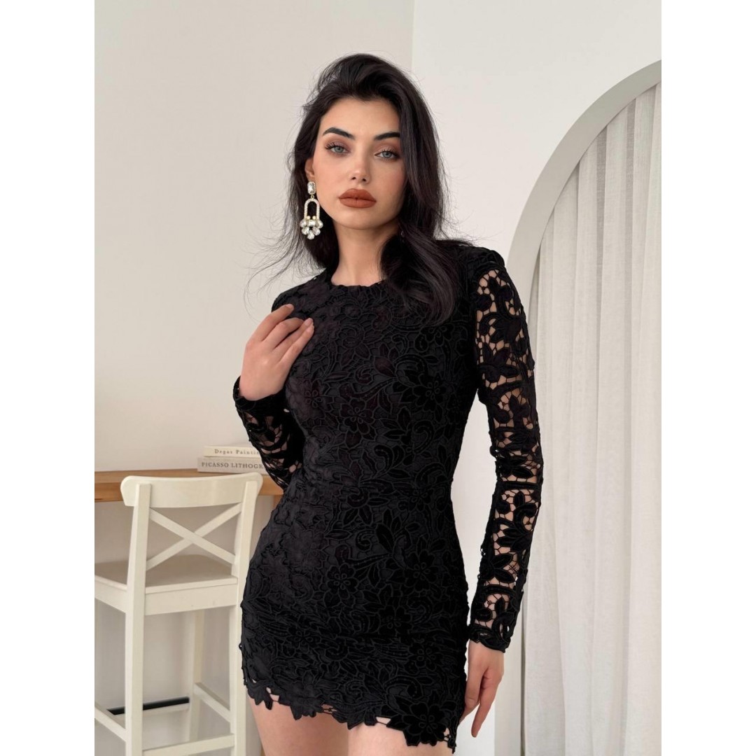 Suff Çiçek Detaylı Elbise 147046