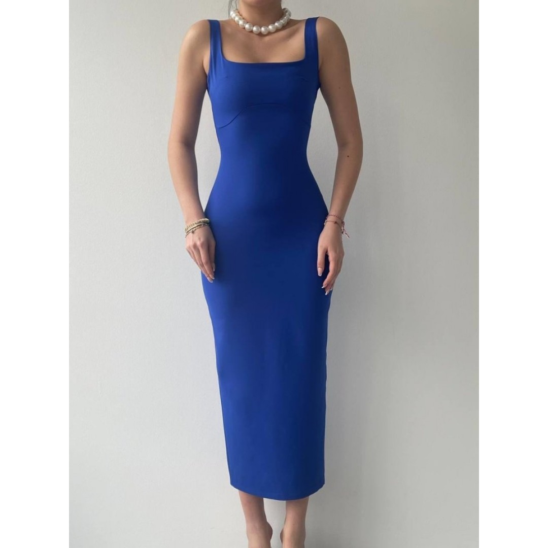 Calliope Kare Yaka Midi Boy Elbise - 158422 Calliope Kare Yaka Midi Boy Elbise - 158422