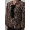 Fiyonk Detaylı Leopar Bluz - Leopar 159649